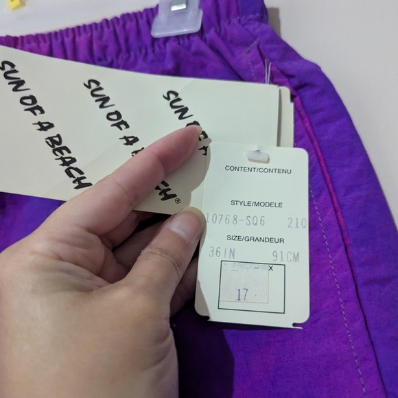 Christopher Rand Sun of a Beach tie dye shorts New With Tags!! 90s Y2K 36" - Picture 4 of 6